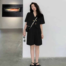 画像をギャラリービューアに読み込む, 2点セットアップ Vネックジャケットシャツとショート丈パンツ