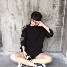 画像をギャラリービューアに読み込む, ストリートかわいい半袖Tシャツ ダンス 衣装トップスファッション