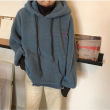 画像をギャラリービューアに読み込む, 可愛いオシャレハイネックボアパーカー韓国系ガーリー