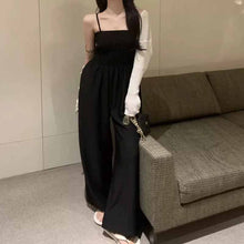 画像をギャラリービューアに読み込む, 2点セットドルマン袖トップスシャツとパンツカーディガン サロペット韓国っぱレデイーズカジュアル