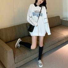 画像をギャラリービューアに読み込む, ストリート系レトロプリント長袖トップスカジュアルパーカートレーナー