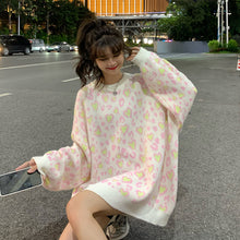 画像をギャラリービューアに読み込む, 防寒防風ゆったりシンプルトップスニットセーター韓国風 秋冬レデイーズ