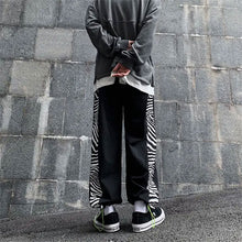 画像をギャラリービューアに読み込む, スウェットパンツ ゼブラ柄 サイドライン