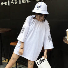 画像をギャラリービューアに読み込む, ストリートかわいい半袖Tシャツ ダンス 衣装トップスファッション