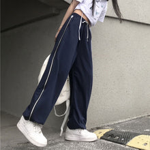 画像をギャラリービューアに読み込む, ジップジャージズボンボトムスロングパンツHIPHOPダンスストリート