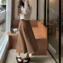 画像をギャラリービューアに読み込む, 2点セット ニットキャミワンピースロング丈カジュアル