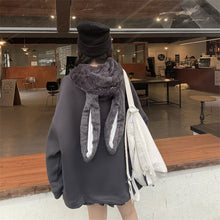 画像をギャラリービューアに読み込む, かわいいラビット耳付きフードパーカーガーリー