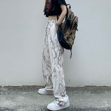 画像をギャラリービューアに読み込む, 原宿風タイダイロングパンツレデイーズヒップホップ運動パンツ公演服