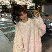 画像をギャラリービューアに読み込む, 防寒防風ゆったりシンプルトップスニットセーター韓国風 秋冬レデイーズ