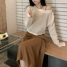 画像をギャラリービューアに読み込む, 2点セット ニットキャミワンピースロング丈カジュアル