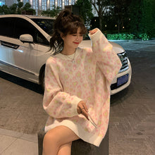 画像をギャラリービューアに読み込む, 防寒防風ゆったりシンプルトップスニットセーター韓国風 秋冬レデイーズ