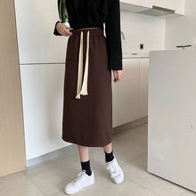 画像をギャラリービューアに読み込む, レトロ合わせやすいオシャレロングスカート通勤ガーリー