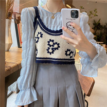 画像をギャラリービューアに読み込む, セットアップ早春カジュアル キュートフリルスリーブ ブラウス長袖シャツ