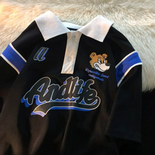 画像をギャラリービューアに読み込む, サマーポロロップルーズショートスリーブTシャツ