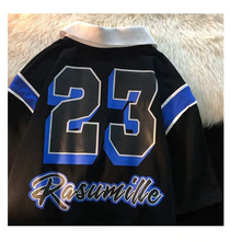 画像をギャラリービューアに読み込む, サマーポロロップルーズショートスリーブTシャツ