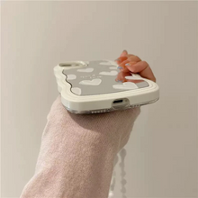 画像をギャラリービューアに読み込む, iphoneケース iphoneカバー 鏡 ハート ウェーブ TPU スマホ スマホグッズ iphone14ケース iphone13ケース