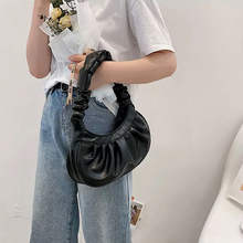 画像をギャラリービューアに読み込む, バッグ カラバリ 韓国っぽ くしゅくしゅ シンプル フェミカジ PUレザー プリーツ