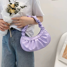 画像をギャラリービューアに読み込む, バッグ カラバリ 韓国っぽ くしゅくしゅ シンプル フェミカジ PUレザー プリーツ