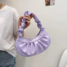 画像をギャラリービューアに読み込む, バッグ カラバリ 韓国っぽ くしゅくしゅ シンプル フェミカジ PUレザー プリーツ
