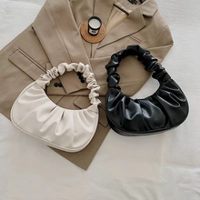 画像をギャラリービューアに読み込む, バッグ カラバリ 韓国っぽ くしゅくしゅ シンプル フェミカジ PUレザー プリーツ