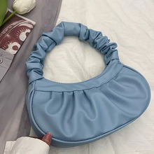 画像をギャラリービューアに読み込む, バッグ カラバリ 韓国っぽ くしゅくしゅ シンプル フェミカジ PUレザー プリーツ