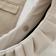 画像をギャラリービューアに読み込む, バッグ カラバリ 韓国っぽ くしゅくしゅ シンプル フェミカジ PUレザー プリーツ