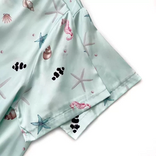 画像をギャラリービューアに読み込む, 韓国っぱパジャマルームウェア上下2点セットアップショートパンツとシャツ