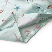 画像をギャラリービューアに読み込む, 韓国っぱパジャマルームウェア上下2点セットアップショートパンツとシャツ