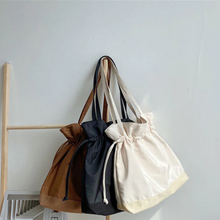 画像をギャラリービューアに読み込む, シンプルな韓国風巾着リュック 大容量リュック 大容量 レジャー 学生 通勤 旅行