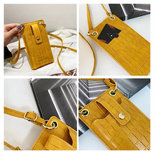 画像をギャラリービューアに読み込む, 高級感をプラスする クロコ調 スマホショルダーケース スマホショルダー モバイルケース iphoneケース ミニショルダー スマホグッズ ミニバック落下防止