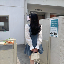 画像をギャラリービューアに読み込む, セットアップデニムワンピースシャツカジュアル 韓国系
