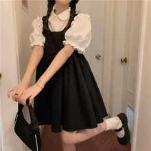 画像をギャラリービューアに読み込む, 2点セットかわいいシャツワンピースワンピース 韓国ヒロイン感レデイーズ