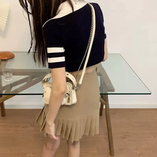 画像をギャラリービューアに読み込む, 新しいプリーツスカートファッション気質ハイウエストオールマッチミニスカート
