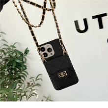 画像をギャラリービューアに読み込む, iphoneケースポケットと ショルダーストラップ付き韓国っぱ スマホグッズ ICカード iphone13ケース iphone14ケース