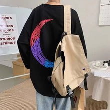 画像をギャラリービューアに読み込む, ストリート系原宿系ダンス洋服デザイン性抜群 カップル ファッション ゆったり カジュアル ラウンドネック 長袖 プリント メンズTシャツ