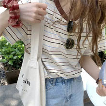 画像をギャラリービューアに読み込む, 着映えばっちり マルチボーダー ボーダー Tシャツ ゆるかわ オーバーサイズ メンズライク カジュアル ラウンドネック ナチュラル ゆるカジ