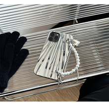 画像をギャラリービューアに読み込む, iphoneケース ミラーデザイン チェーンストラッ iphoneカバー 落下防止