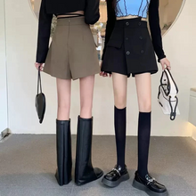 画像をギャラリービューアに読み込む, 美脚 ハイウエスト スカート 可愛い ミニスカート ショートパンツ