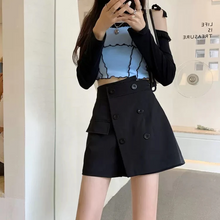 画像をギャラリービューアに読み込む, 美脚 ハイウエスト スカート 可愛い ミニスカート ショートパンツ