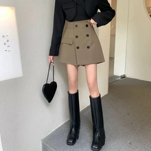 画像をギャラリービューアに読み込む, 美脚 ハイウエスト スカート 可愛い ミニスカート ショートパンツ