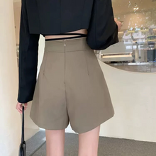 画像をギャラリービューアに読み込む, 美脚 ハイウエスト スカート 可愛い ミニスカート ショートパンツ