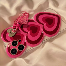 画像をギャラリービューアに読み込む, グラデーションハートがキュートな韓国iPhoneケース