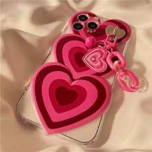 画像をギャラリービューアに読み込む, グラデーションハートがキュートな韓国iPhoneケース