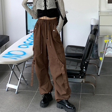 画像をギャラリービューアに読み込む, レトロ カーゴカジュアルパンツストリートパンツ