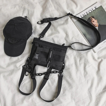 画像をギャラリービューアに読み込む, 普段使いにチェーン付き サコッシュ バッグ 韓国ストリート系 メンズライク