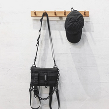 画像をギャラリービューアに読み込む, 普段使いにチェーン付き サコッシュ バッグ 韓国ストリート系 メンズライク