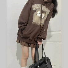 画像をギャラリービューアに読み込む, フード付きセーターワンちゃんのプリントがCUTEなフード付きパーカー