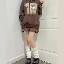 画像をギャラリービューアに読み込む, フード付きセーターワンちゃんのプリントがCUTEなフード付きパーカー