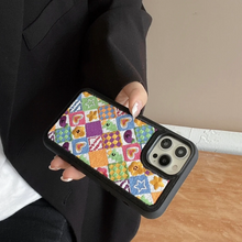 画像をギャラリービューアに読み込む, チェッカー柄 iphoneケース スマホケース
