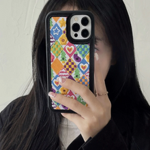 画像をギャラリービューアに読み込む, チェッカー柄 iphoneケース スマホケース